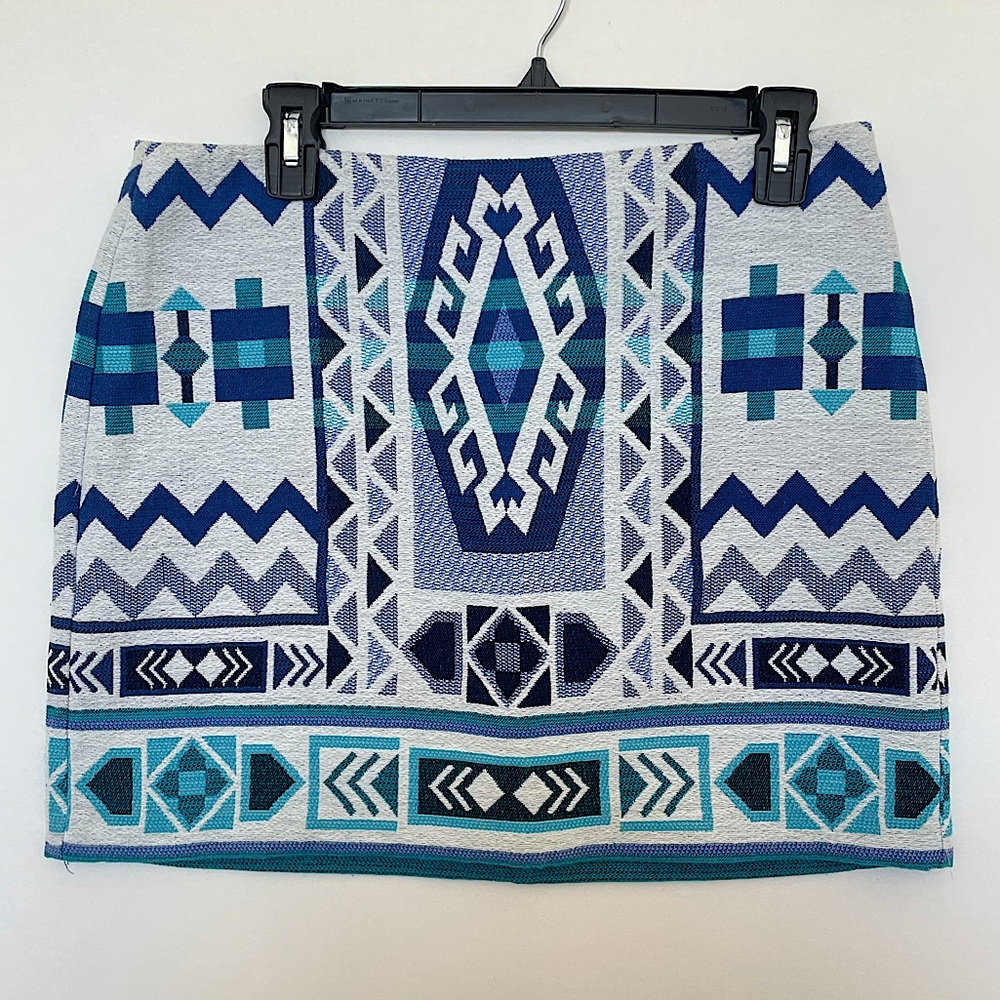 H&M Geometric Mini Skirt
